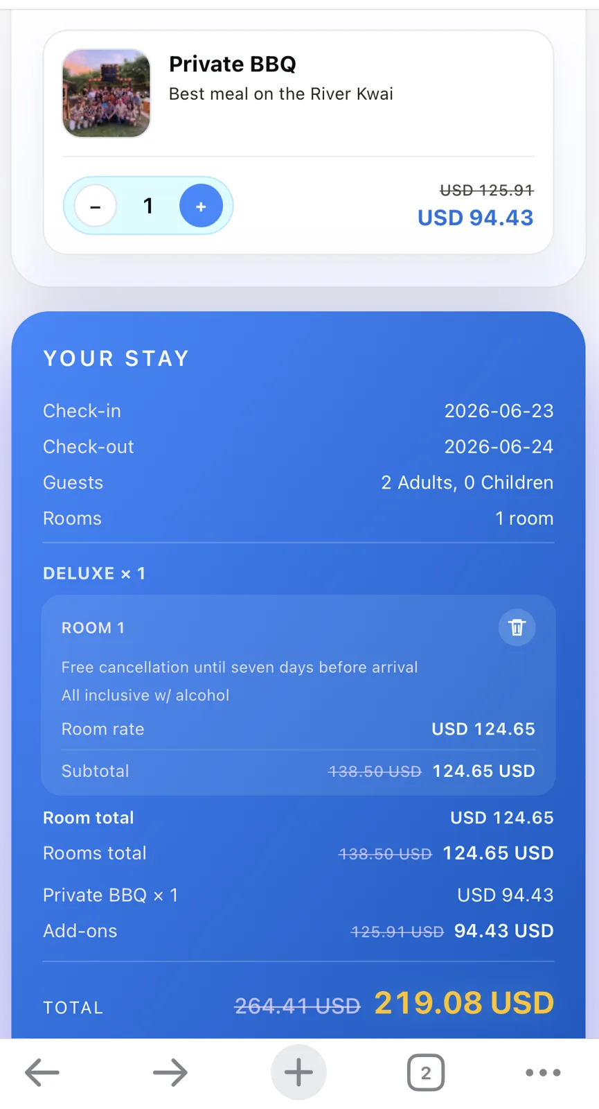 Mobile add-ons and extras