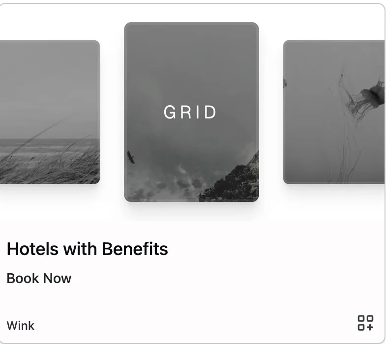 Embeddable grid Web Component